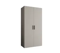 Skriňa Bari 1 100 cm Sivá Čierna