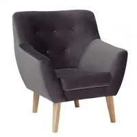 Kreslo Nordic 1 Velvet Sivá