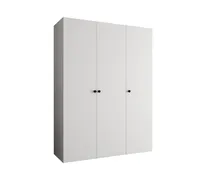 Šatní skříň Parma 1 150 cm Bílá Černý