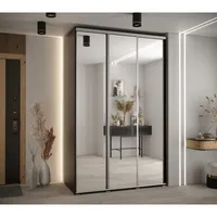 Posuvná skriňa Davos 2 150 cm 60 cm hĺbky Čierna