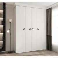 Skriňa Como 1 190 cm Biela Čierna