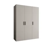 Skriňa Bari 1 150 cm Sivá Čierna