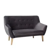 Pohovka Nordic 2 Velvet Sivá