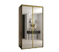 Posuvná skriňa Davos 2 140 60 cm hĺbky Čierna