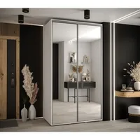 Posuvná skriňa Davos 2 140 60 cm hĺbky Biela