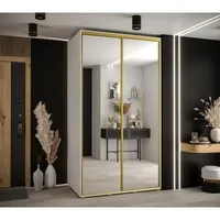Posuvná skriňa Davos 2 140 60 cm hĺbky Biela