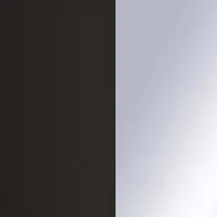 Skriňa s posuvnými dverami so zrkadlom Davos 11 130 cm 60 cm Čierna