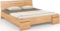 Dřevěná postel buková 140 s úložným prostorem do ložnice Sparta maxi