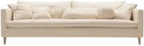 Sofa 4-osobowa Lill z poszyciem luźnym z rzepem