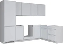 Komplet kuchenny narożny Verdi 270x180 cm prawostronny