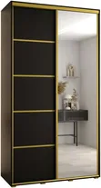 Szafa przesuwna z lustrem Cannes 5 140 45 cm głębokości