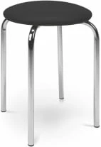 Chromowany taboret do jadalni Chico