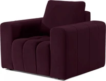Elegantní čalouněné křeslo s prošíváním do obývacího pokoje Lazaro