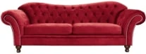 Sofa 3-osobowa z funkcją spania Chesterfield Sheffield