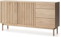 Komoda Saori se 3 zásuvkami a 2 skříňkami