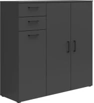 Komoda MultiDo 120 cm se 2 zásuvkami a 2 skříňkami