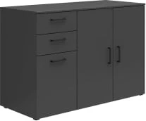 Komoda MultiDo 120 cm se 2 zásuvkami a 2 skříňkami