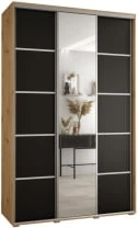 Szafa przesuwna z lustrem Cannes 5 150 45 cm głębokości