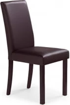 Nowoczesne krzesło do jadalni Nikko ciemny brąz