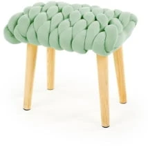 Čalouněná stolička Yeti do obývacího pokoje zelená