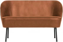 Sofa 2-osobowa skóra koniak Vogue
