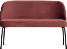 Sofa/ ławka kasztanowa velvet Vogue