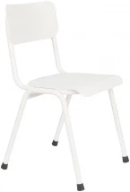 Krzesło outdoor białe Back to school