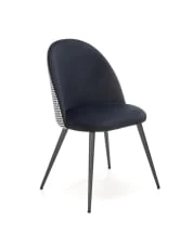 Stylowe krzesło K478 do jadalni czarny-biały
