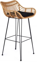 Ratanová zahradní barová židle H-105