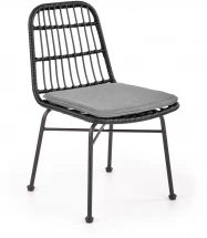 Krzesło ogrodowe K-401 czarne