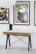 Toletní stolek Basic Black/White