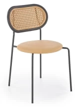 Krzesło K-524 do salonu jasny brązowy