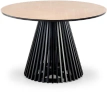 Designérský stůl Miyaki přírodní dub-černý