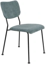 Krzesło szaro-niebieskie Benson