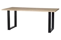 Stół dębowy z nogą U 160x90 Tablo