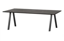 Stół z kwadratową nogą 200x90 Tablo, dąb czarny