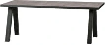 Stół z drewna tekowego z kwadratową nogą 200x90 Tablo