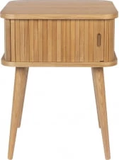 Stolik drewno kauczukowe jasne Barbier