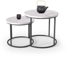 Sada dvou kávových stolků do obývacího pokoje Oreo