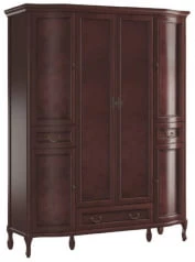 Šatní skříň v klasickém stylu se zásuvkami do ložnice Gerard