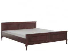 Wysokie łóżko w klasycznym stylu na nóżkach do sypialni Gerard