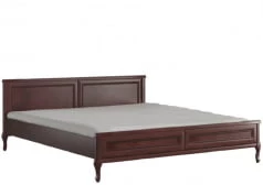 Niskie łóżko w klasycznym stylu na nóżkach do sypialni Gerard