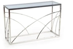 Stylový konzolový stolek se skleněnou deskou stolku do obývacího pokoje KN-5