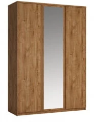 Pojemna 3-drzwiowa szafa z lustrem do sypialni Fribo