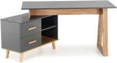 Moderní psací stůl s komodou do kanceláře nebo pracovny Sergio XL