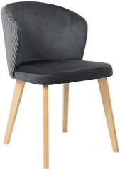 Wygodne krzesło tapicerowane do jadalni Ragit