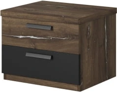 Stylowa szafka nocna z szufladami do sypialni Sigma