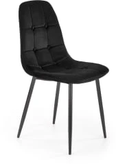 Krzesło K417 czarny velvet