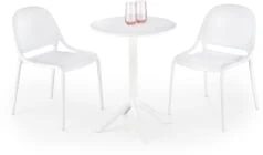 Kulatý stůl CALVO bílý