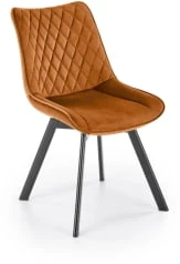 Krzesło K520 cynamonowy / czarny